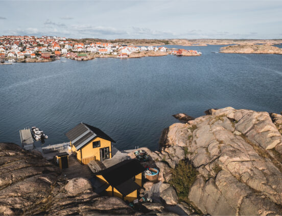 Hampholmen en kort båtresa från Smögen