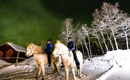 norrskenstur till häst