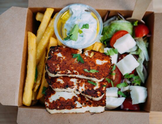 Rullande Greken food truck grekisk mat