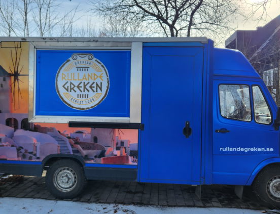 Rullande Greken food truck grekisk mat