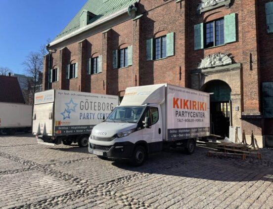 Kikiriki partycenter Göteborg partytält tält porslin möbler EventTjänster