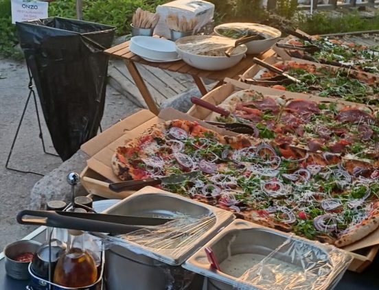 Margherita Pizza Food Truck Restaurang EventTjänster