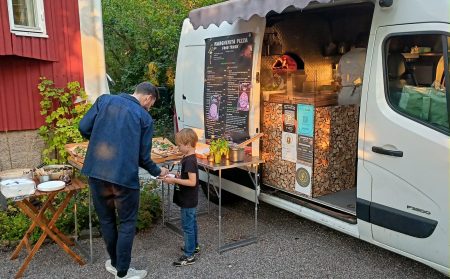 Margherita Pizza Food Truck Restaurang EventTjänster