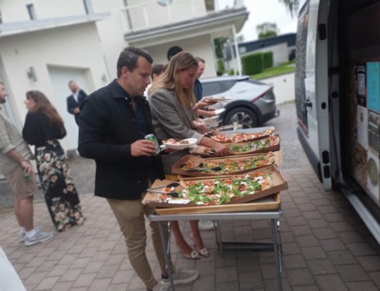 Margherita Pizza Food Truck Restaurang EventTjänster