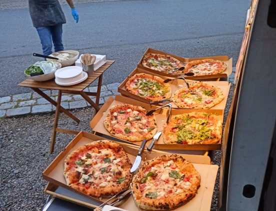 Margherita Pizza Food Truck Restaurang EventTjänster