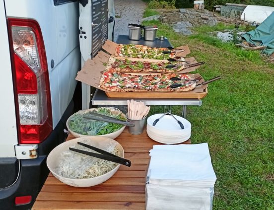 Margherita Pizza Food Truck Restaurang EventTjänster