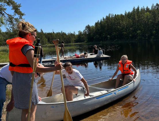 Kanotpaddling och kajaker
